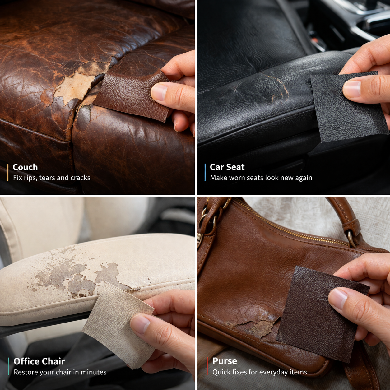 Self-Adhesive Leather Repair Patches